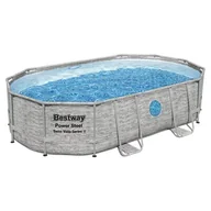 Baseny ogrodowe - Basen ogrodowy stelażowy, Bestway 56946N, zestaw 11w1, 488x305x107 cm - miniaturka - grafika 1