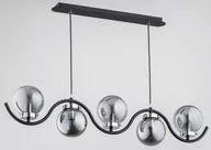Lampy sufitowe - Alfa sosnowscy Nowoczesna lampa wisząca KORDA CHROM OP. 5 PŁ 62153 - miniaturka - grafika 1