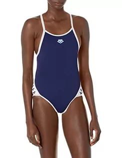 Stroje kąpielowe - arena Icons Super Fly Back Solid damski kostium kąpielowy, materiał MaxFit, odporny na działanie chloru i soli z ochroną UV 50+, w pełni wyściełany kostium kąpielowy - grafika 1