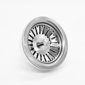 Korki do umywalek - Zestaw do wymiany sitka do zlewu kuchennego, sitka do zlewu ze stali nierdzewnej, dwufunkcyjny korek spustowy (średnica - miniaturka - grafika 1