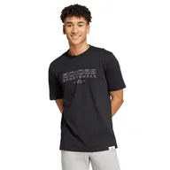 Koszulki sportowe męskie - Koszulka męska adidas Tech Linear Graphic - miniaturka - grafika 1