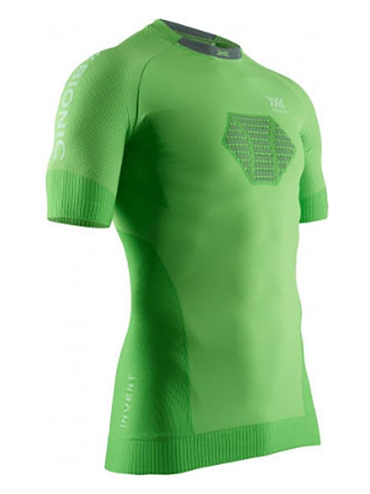 X-Bionic Koszulka w kolorze zielonym do biegania