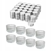 Świeczniki - IKEA GLIMMA ZESTAW ŚWIEC TEALIGHTY + ŚWIECZNIKI - miniaturka - grafika 1