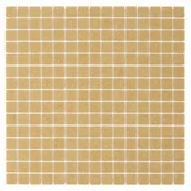 Płytki ceramiczne - Mozaika szklana Q beige 32.7x32.7 cm - miniaturka - grafika 1