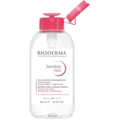 Płyny micelarne - Bioderma Sensibio H2O, Pompka - miniaturka - grafika 1