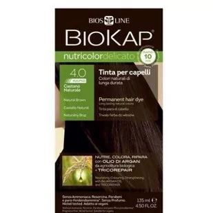 Bios Line S.P.A Biokap Nutricolor Rapid 4.0 Naturalny Brąz 135 ml - Farby do włosów i szampony koloryzujące - miniaturka - grafika 1