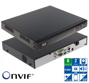Rejestrator 8 kanałowy BCS-V-NVR0802-4K LINIA VIEW na 8 kamer IP do 12MPx 2x8TB - Rejestratory do monitoringu - miniaturka - grafika 3