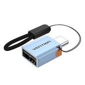 Złącza, przejściówki, adaptery - Adapter Vention CUBH0 USB 3.1 C M do USB (szary) - miniaturka - grafika 1