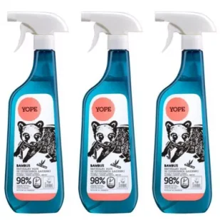 Yope Płyn do czyszczenia łazienki Bambus Zestaw 3 x 750 ml - Środki do kuchni i łazienki - miniaturka - grafika 1