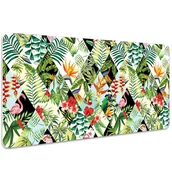 Podkładki na biurko - Mata ochronna na biurko Abstrakcyjne ptaki 100x50 cm - miniaturka - grafika 1