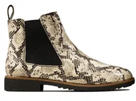 Botki damskie - Clarks, Sztyblety damskie, Griffin Plaza Snake, rozmiar 39 1/2 - miniaturka - grafika 1