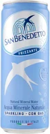 Desery dla dzieci - Musująca Woda Mineralna w Puszce San Benedetto 330ml - Włoski Klasyk - miniaturka - grafika 1