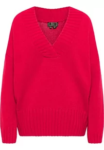 NAEMI Damski sweter z dzianiny 11019360-NA01, czerwony, XL/XXL, czerwony, XL-XXL - Swetry damskie - miniaturka - grafika 1