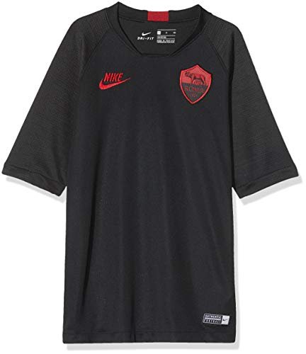 Nike Roma Y Nk Brt Strk Top Ss podkoszulek dla dzieci, uniseks wielokolorowa Schwarz/Anthrazit/Team Crimson X-S