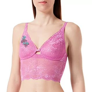 Biustonosze - Triumph Damski biustonosz Amourette Charm Summer Bustier, różowy (Flash Pink), 80D - grafika 1