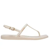 Sandały damskie - Sandały Crocs Miami Thong Flip 209793-0WW - beżowe - miniaturka - grafika 1