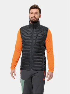 Jack Wolfskin Kamizelka Routeburn Pro Ins Vest 1206872 Czarny Slim Fit - Kamizelki męskie - miniaturka - grafika 1
