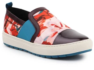 Buty lifestylowe Geox D Breeda A D642QA-0AN54-C7V7J - Slip on damskie - miniaturka - grafika 1