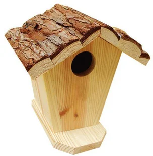 Vitapol Lęgówka dla ptaków drewniana 16,6x13x17cm - Klatki i wyposażenie dla ptaków - miniaturka - grafika 1