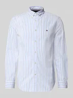 Koszule męskie - Koszula casualowa o kroju regular fit z popeliny bawełnianej - miniaturka - grafika 1