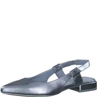 Czółenka - MARCO TOZZI Damskie czółenka z obcasem blokowym, miękka wkładka Feel ME, idealna do pracy i w czasie wolnym, niebieski, 36 EU - miniaturka - grafika 1