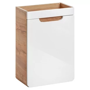 Szafka pod umywalkę Biała ELIANN - Szafki łazienkowe - miniaturka - grafika 1