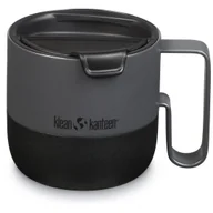 Kubki termiczne - Kubek termiczny Klean Kanteen Rise 14oz Mug (w/ Flip Lid) Kolor: czarny/szary - miniaturka - grafika 1