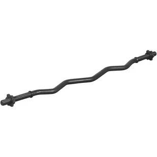 Gryf łamany 120cm średnica 30mm waga 7kg z zaciskami Gorilal Sports stalowy udźwig 180kg - Gryfy - miniaturka - grafika 1