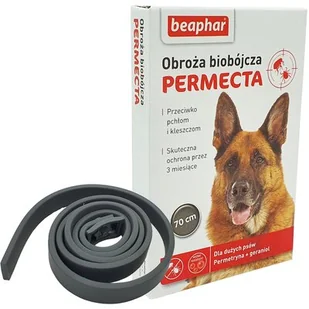Beaphar PERMECTA obroża biobójcza dla dużych psów 70 cm - Artykuły przeciw pasożytom - miniaturka - grafika 1