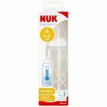 Nuk Butelka z wskaźnikiem temp. 0-6m First Choice 10741926 300 ml - Butelki dla niemowląt - miniaturka - grafika 1