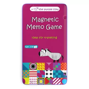 The Purple Cow WZORKI magnetyczne memo gra PC 26313 PC 26313 - Gry planszowe - miniaturka - grafika 1