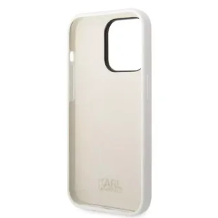 Etui ochronne na telefon Karl Lagerfeld KLHCP14LSNCHBCH do Apple iPhone 14 Pro 6,1" hardcase biały/white Silicone Choupette - Etui i futerały do telefonów - miniaturka - grafika 7