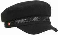 Czapki dla dzieci - Czapka Newsboy Damski Kendy by Mayser, czarny, S (55-56 cm) - miniaturka - grafika 1