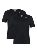 Koszulki i topy damskie - Kappa Komplet 2 t-shirtów Logo Alyce 322564W Czarny Regular Fit - miniaturka - grafika 1
