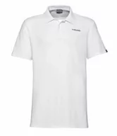 Koszulki sportowe męskie - HEAD Club BJÖRN Polo Shirt M White 2020 - miniaturka - grafika 1