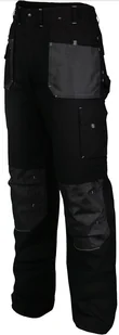 Spodnie robocze Stalco Basic Line S-51020 Czarne XL  od 89 zł! - Odzież robocza - miniaturka - grafika 1