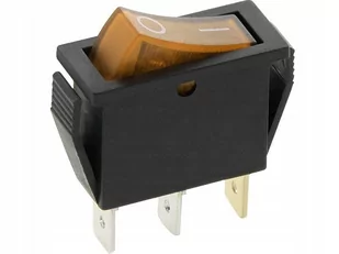 WŁĄCZNIK PRZEŁĄCZNIK KOŁYSKOWY POMARAŃCZOWY PODŚWIETLANY MK111 20A 12V 3PIN - Akcesoria motoryzacyjne - miniaturka - grafika 1