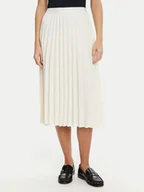 Spódnice - Tommy Hilfiger Spódnica plisowana WW0WW43886 Écru Regular Fit - miniaturka - grafika 1