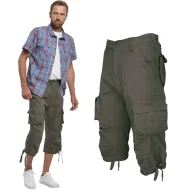 Odzież taktyczna i umundurowanie - Spodenki Krótkie 3/4 BRANDIT Urban Legend - Olive  L - miniaturka - grafika 1