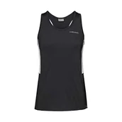 Koszulki i topy damskie - Head Club Tank Top G dziewczęce T-shirty czarny czarny 152 816469-BK 152 - miniaturka - grafika 1