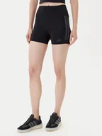 Spodenki damskie - adidas Szorty sportowe Optime 3-Stripes JG6144 Czarny Slim Fit - miniaturka - grafika 1