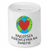 Skarbonki - SKARBONKA DLA DZIEWCZYNY NAJLEPSZA NA ŚWIECIE z Nadrukiem ze Zdjęciem - miniaturka - grafika 1