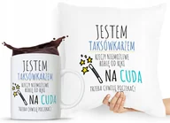 Gadżety dla niej i dla niego - ZESTAW PODUSZKA + KUBEK DLA TAKSÓWKARZA TARYFIARZA z Nadrukiem ze Zdjęciem - miniaturka - grafika 1
