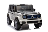 Pojazdy elektryczne dla dzieci - Auto Na Akumulator Mercedes EQG 4x4 Biały LEAN CARS - miniaturka - grafika 1