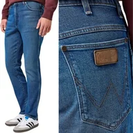 Spodnie męskie - Wrangler River regular tapered Sundown Blue spodnie jeansowe W31 L32 - miniaturka - grafika 1