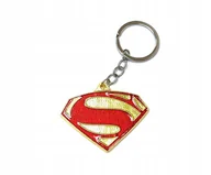 Breloki - Breloczek, przywieszka, brelok do kluczy - SYMBOL SUPERMAN, SUPERMEN - miniaturka - grafika 1