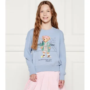 POLO RALPH LAUREN Bluza Relaxed fit - Bluzy dla dziewczynek - miniaturka - grafika 1