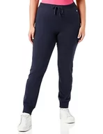 Spodnie damskie - Champion Legacy American Classics W-Light Stretch Fleece Rib Cuff damskie spodnie dresowe, Granatowy, M - miniaturka - grafika 1