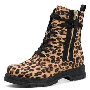 Marco Tozzi Damskie buty Guido Maria Kretschmer 2-85200-41, modne kozaki, Leo Beige, 41 EU, c?tki be?, 41 EU - Kozaki damskie - miniaturka - grafika 1