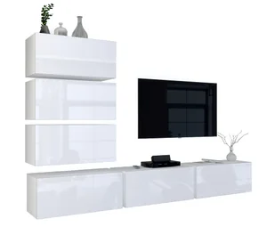 Meblościanka modułowa biały połysk 5x A4-Z09 - Meble modułowe i akcesoria - miniaturka - grafika 1